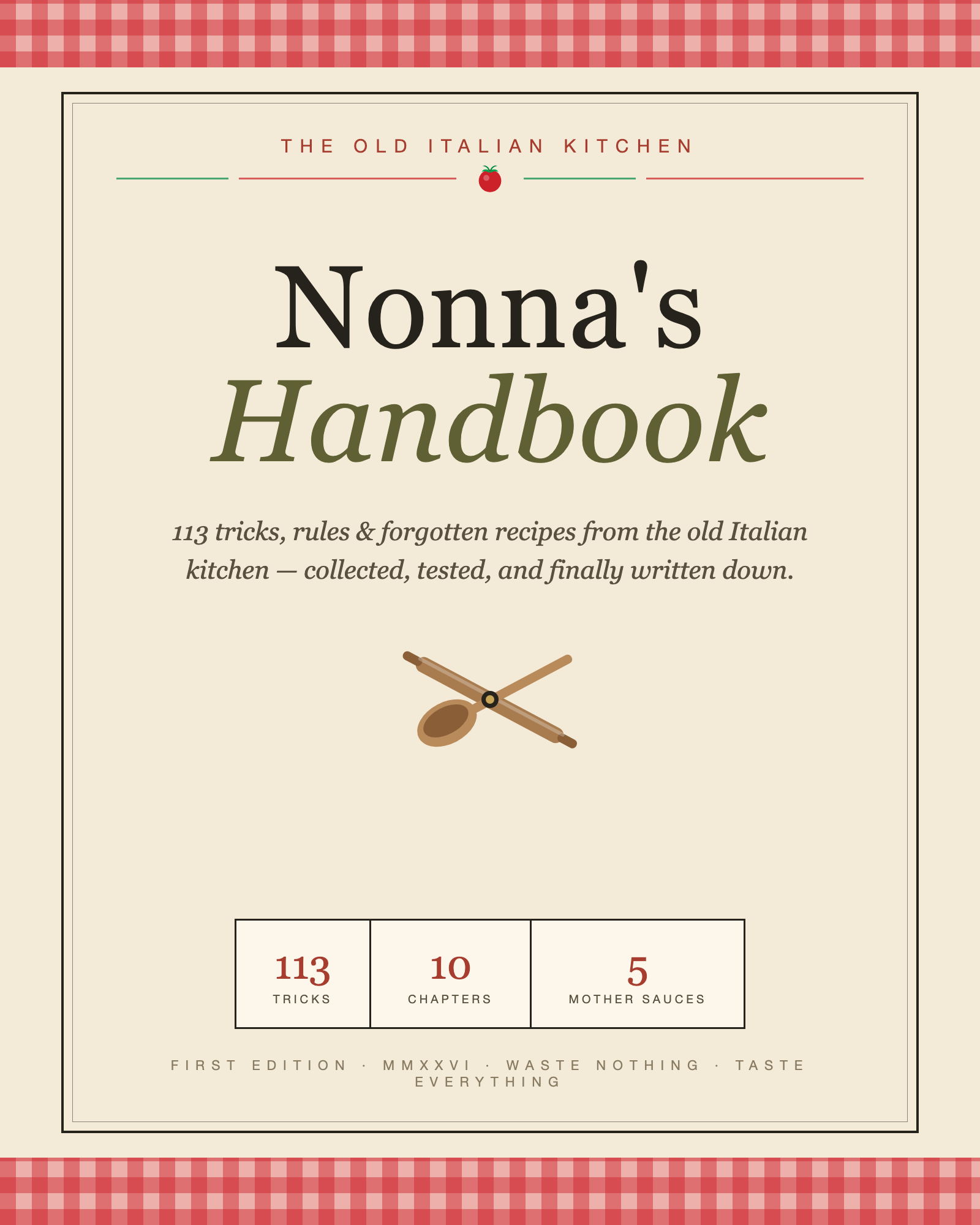 Nonna's Handbook — Vol. I